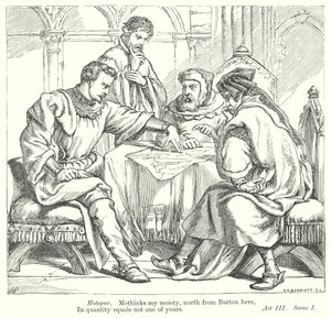 Koning Henry IV Deel I (gravure) door Henry Courtney (after) Selous