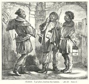 Koning Henry IV Deel I (gravure) door Henry Courtney (after) Selous