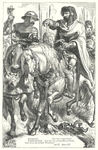 Koning Richard II (gravure) door Henry Courtney (after) Selous