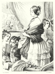 Childe Harold, Canto I, Stanza 72 (gravure) door Henry Courtney (after) Selous