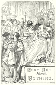 Much Ado About Nothing (gravure) door Henry Courtney (after) Selous