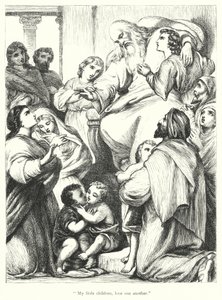 De Apostel Johannes door Henry Courtney (after) Selous