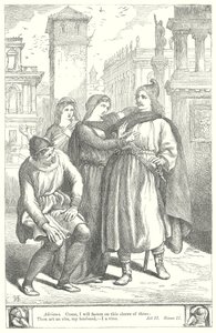 De komedie van de fouten (gravure)