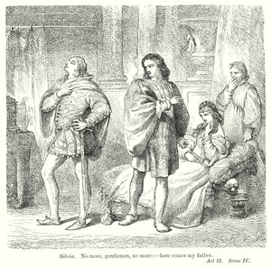 De twee heren van Verona (gravure)