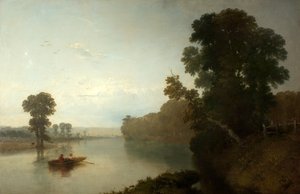 De rivier Trent bij Wilford