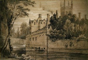 Magdalen College - Een uitzicht op de Cherwell richting de brug