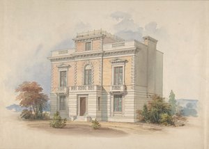 Een Italiaans villa, 1820-85