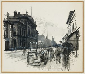 Hulme Stadhuis, Stretford Road door Henry Edward Tidmarsh