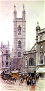 St Mary Aldermary, Queen Victoria Street door Henry Edward Tidmarsh
