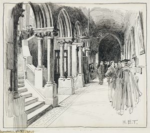 De ingangscorridor, Owen