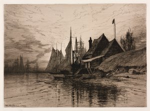 Avond, New York Harbor, 1884