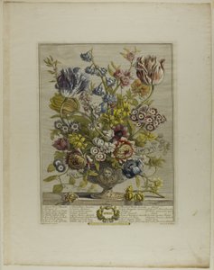 April, uit Twaalf Maanden van Bloemen door Henry Fletcher