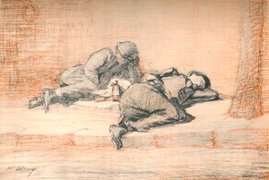 Een lange weg van de vloeiende cravats van Mr. Berry Walls door Henry Franks Waring