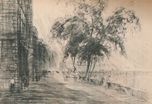 Van alle straten van Parijs is de Seine de meest interessante, c1927