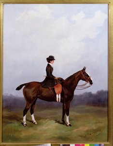 Dame Rijdt Zijwaarts