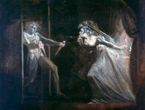 Lady Macbeth grijpt de dolken, tentoongesteld 1812