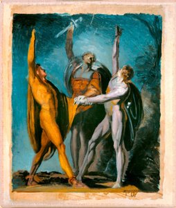 Schets voor "Eed op de Rütli," vrouwelijke figuur (verso)