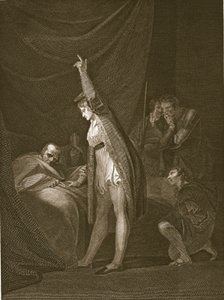 De Dood van Kardinaal Beaufort, gegraveerd door W. Bromley, illustratie uit David Hume
