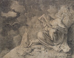 De heks en de alruin, circa 1812