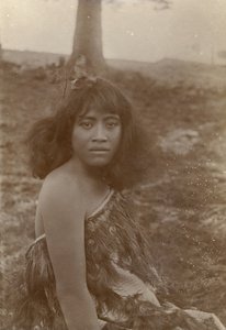 Maori studie, c.1910