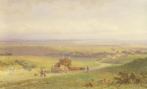 Pevensey Bay, Sussex, 1868 door Henry George Hine