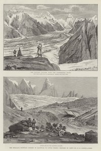 Het Himalaya berglandschap van Baltistan, of Klein Thibet door Henry Haversham Godwin Austen