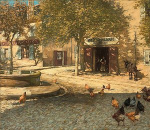Een Provençaalse smederij door Henry Herbert La Thangue