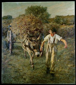 De Hooiwagen, c.1889 door Henry Herbert La Thangue