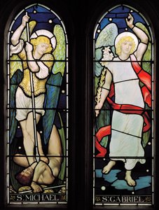 Aartsengelen St Michael & St Gabriel door Henry Holiday