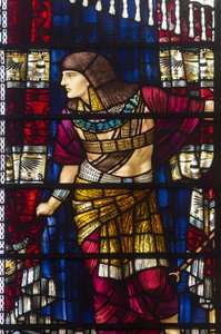 Durham Kathedraal, Holday Workshop, Henry Holiday, Mozes Verlaat Het Hof Van Farao (detail), 1895