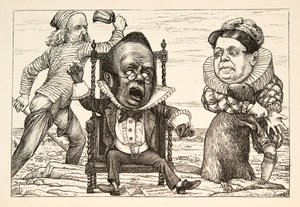 Zo groot was zijn schrik dat zijn vest wit werd, pub. 1876