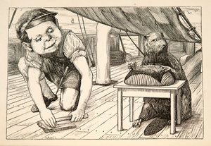 De bever bleef de andere kant op kijken, pub. 1876