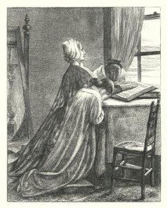 Avondhymne (gravure) door Henry Hugh Armstead