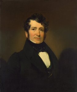George Pope Morris, ca. 1836 door Henry Inman