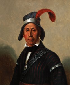 Yaha Hajo, Mad Wolf (Creek) 1836 door Henry Inman