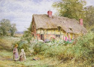 Een Cottage in Bedfordshire door Henry John Sylvester Stannard