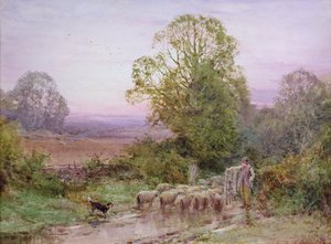 Schapen hoeden door Henry John Sylvester Stannard