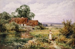 De Eenden Bekijken door Henry John Sylvester Stannard