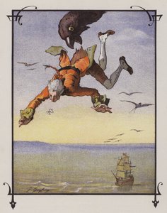 Gulliver in Brobdingnag door Henri Jules Jean Geoffroy