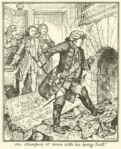 Hij stampte het neer met zijn zware laars door Henry Justice Ford