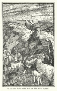 Hij had op de wilde heuvels kunnen worden ontmoet door Henry Justice Ford