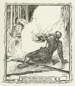 Hoe Sir Bors werd gered van het doden van zijn broer door Henry Justice Ford