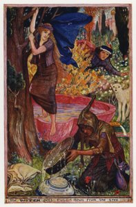 Hoe een jongen een lam wordt: de heks haalt Pulga uit de boom door Henry Justice Ford