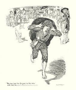 Illustratie voor De Pelgrimstocht door John Bunyan (litho) door Henry Justice Ford