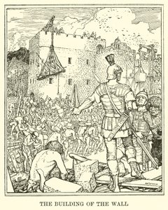 De Bouw van de Muur door Henry Justice Ford