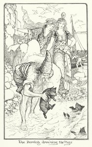 De Derwisj verdrinkt de Varkens door Henry Justice Ford