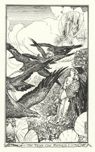 De Fee-Koets Arriveert (gravure)