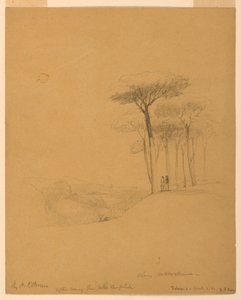 Na terugkomst van Villa Pamphili door Henry Kirke Brown