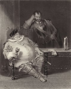 Falstaff en Bardolph door Henry Liverseege