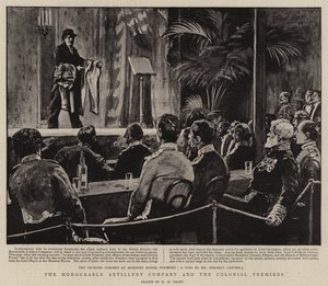 De Honourable Artillery Company en de koloniale premiers door Henry Marriott Paget